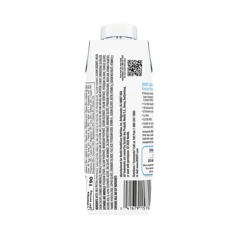 Oral Supplement Boost Glucose Control Very Vanilla Flavor Liquid 00043900661100