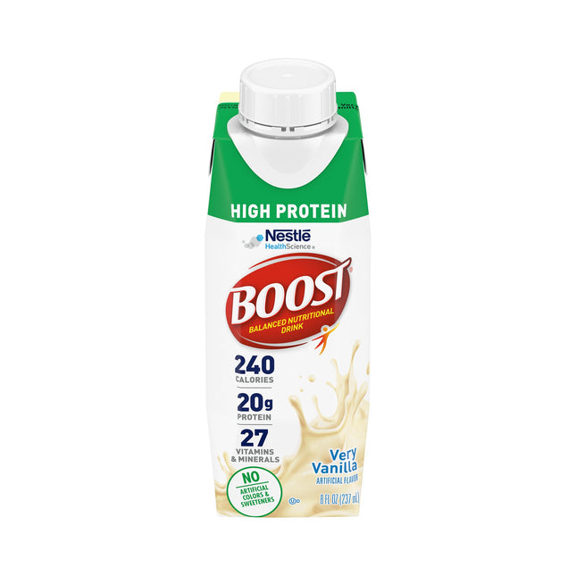 Nestle | Oral Supplement Boost High Protein Very Vanilla Flavor Liquid | 00043900645834-1