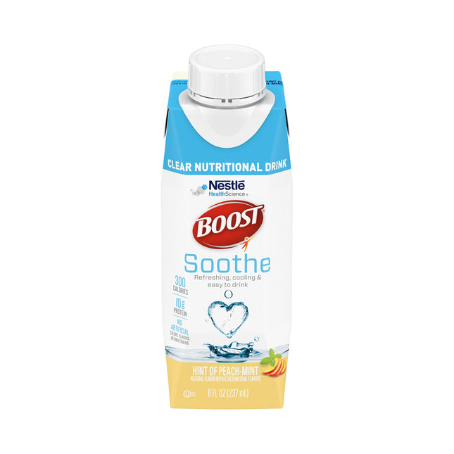 Nestle | Oral Supplement Boost Soothe Peach Mint Flavor Liquid | 00043900143736-1