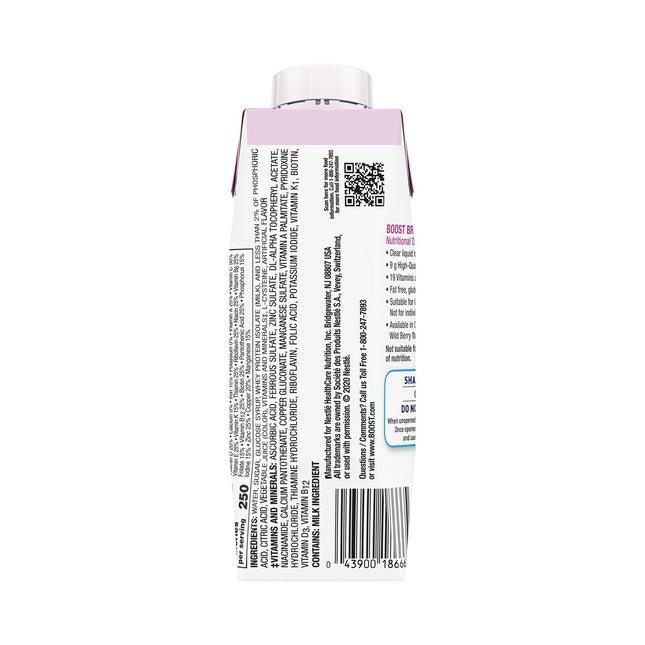 Nestle | Oral Supplement Boost Breeze Wild Berry Flavor Liquid | 00043900685601-1