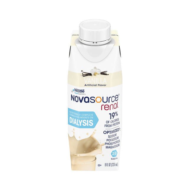 Nestle | Oral Supplement Novasource Renal Vanilla Flavor Liquid | 00043900306094-1