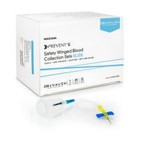 McKesson Prevent G Blood Collection Set with Holder 23 Gauge 3/4 Inch Needle Length Safety Needle 7 Inch Tubing Sterile | SurgiMac Dental Supply