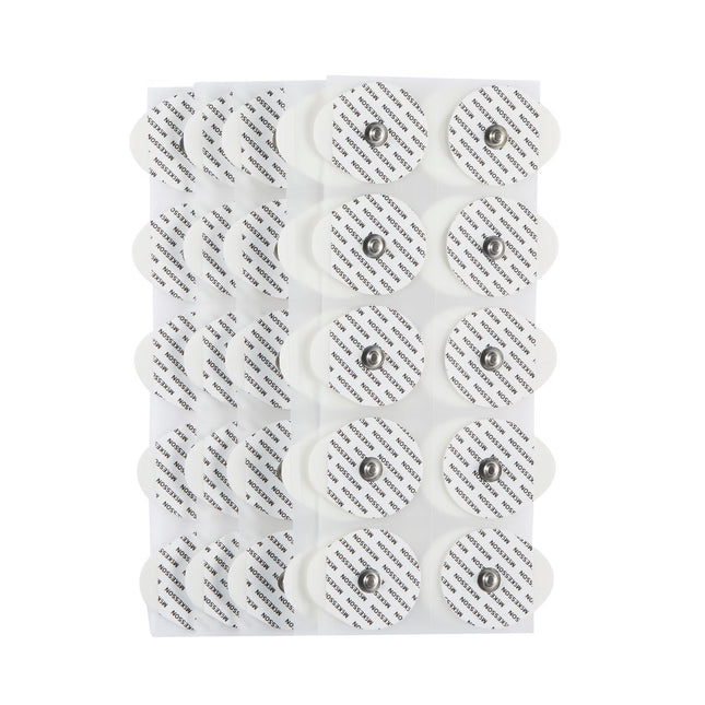 ECG Monitoring Electrode McKesson Snap Connector Conductive Adhesive Gel Foam Backing Adult Non-Radiolucent 50 per Pack