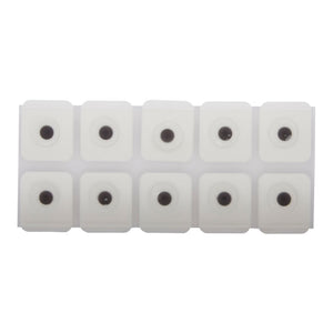 ECG Monitoring Electrode McKesson Snap Connector Conductive Adhesive Gel Foam Backing Adult Non-Radiolucent 10 per Pack