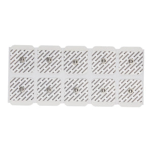 ECG Monitoring Electrode McKesson Snap Connector Conductive Adhesive Gel Foam Backing Adult Non-Radiolucent 10 per Pack