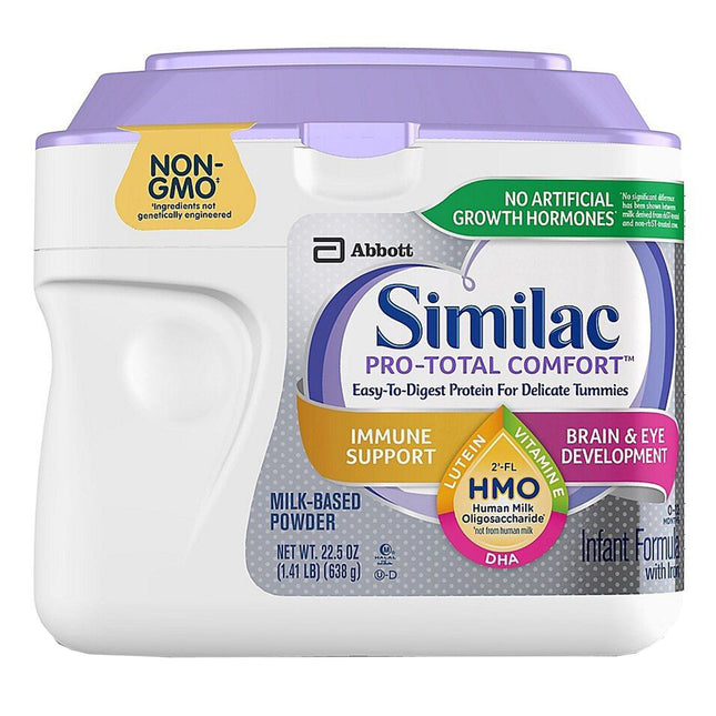 Abbott Nutrition | Infant Formula Similac Pro-Total Comfort Canister Powder Iron Lactose Sensitivity CS/4 | 68107