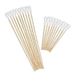 Cotton-Tipped Applicator, 6" x 1/10", Plastic Shaft, Sterile, 2/Pk, 100 Pk/bx, 10 Bx/Cs 56801