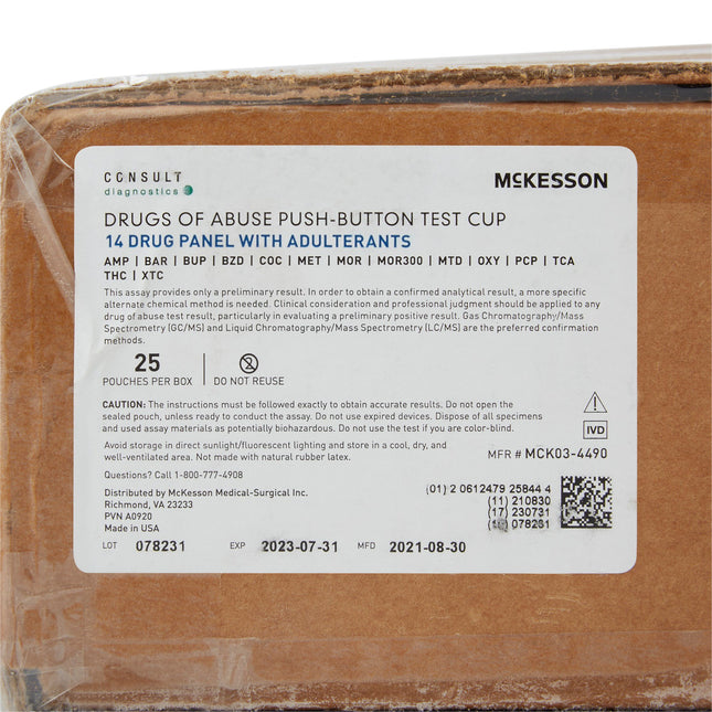 McKesson | Drugs of Abuse Test Kit | MCK03-4490