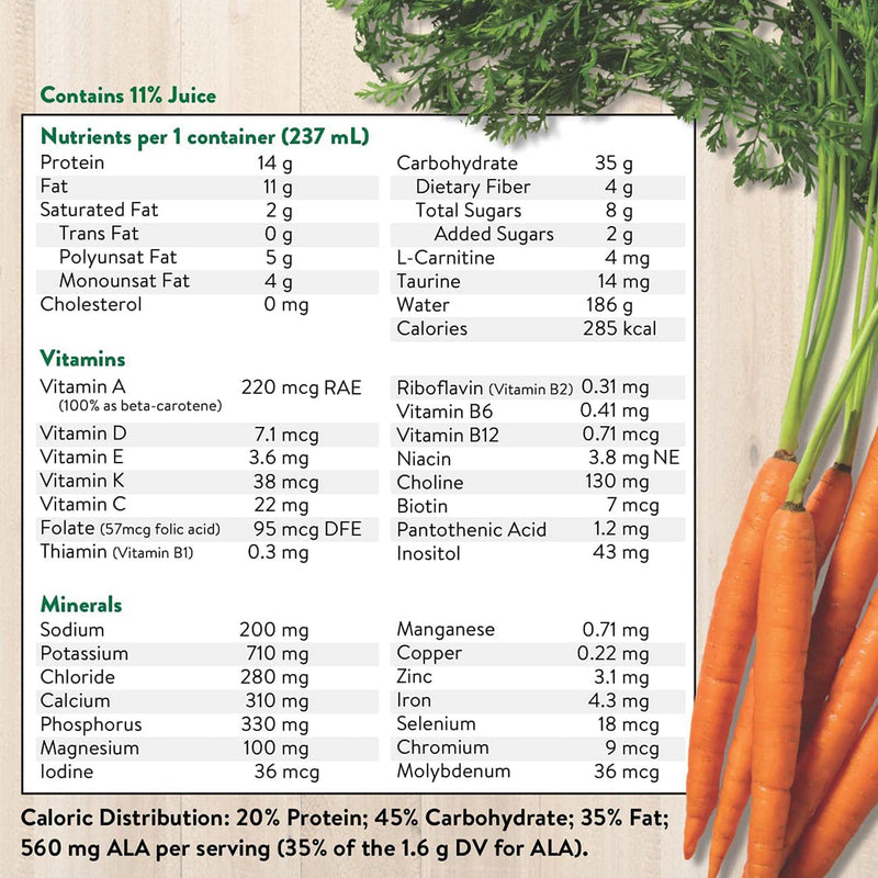 Oral Supplement Ensure Harvest Fruit / Vegetable Flavor Liquid Carton CS/24 67964