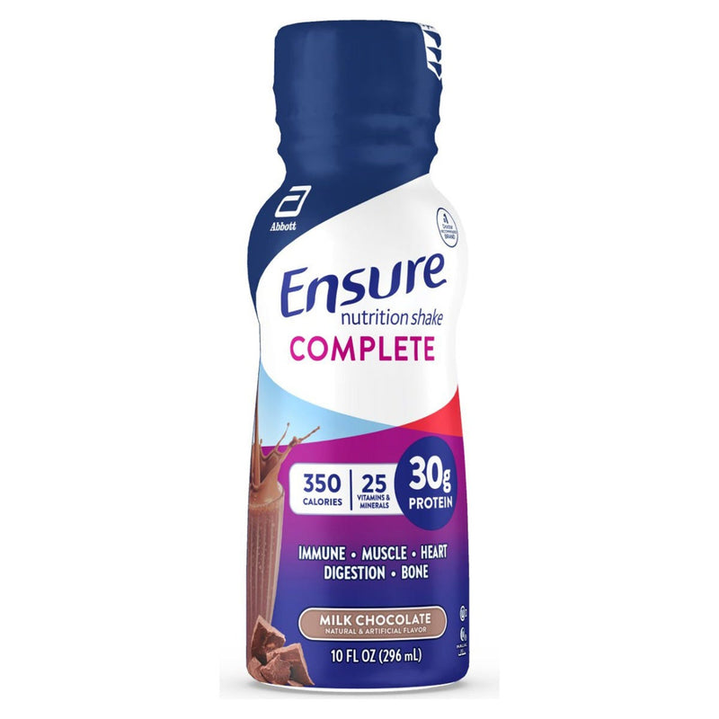 Oral Supplement Ensure Complete Milk Chocolate Flavor Liquid Bottle 68056-1