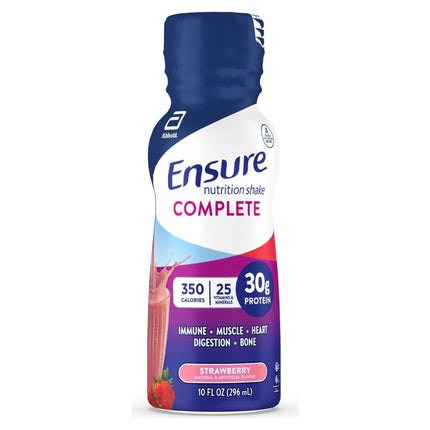 Oral Supplement Ensure Complete Strawberry Flavor Liquid CS/16