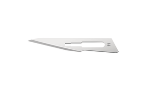 #11 Sterile Stainless Steel Surgical Scalpel Blade with Plastic Handle | MacCut by SurgiMac | Box of 10 MC-10-4111