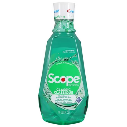Scope Mouthwash, 1L Bottle, Orig. Mint | Procter & Gamble | Only at SurgiMac