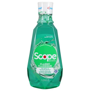 Scope Mouthwash, 1L Bottle, Orig. Mint 80812411-1