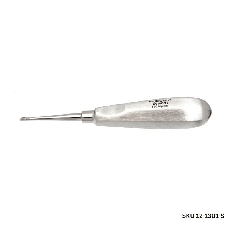 SurgiMac #301 Apical Elevator, Stainless Steel, Eco Series, 1/Pk | SurgiMac Dental Supply