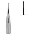 SurgiMac #2mm Straight Elevator, Black (TiN) Tips, Non-Serrated, Surgical Instruments, Stainless Steel, Air Series, 1/Pk | SurgiMac Dental Supply