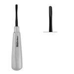 SurgiMac #5mm Straight Elevator, Black (TiN) Tips, Non-Serrated, Surgical Instruments, Stainless Steel, Air series, 1/Pk | SurgiMac Dental Supply