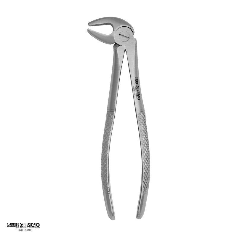 SurgiMac #13 Lower Cuspid Extraction Forceps, Comfortable, Secure Grip with Matte Finish, Stainless Steel, Pro Series, 1/Pk