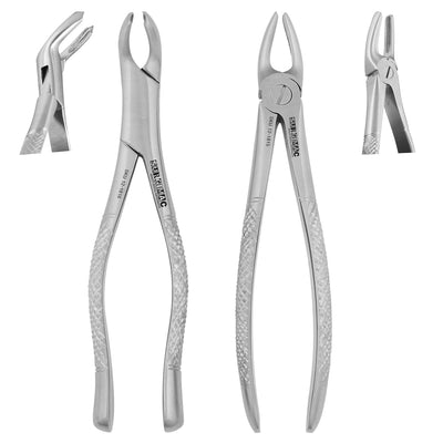 SurgiMac #39 & #40 Pedo Lower Molar Extraction Forceps Set, Stainless Steel, Pro Series, 2/Pk
