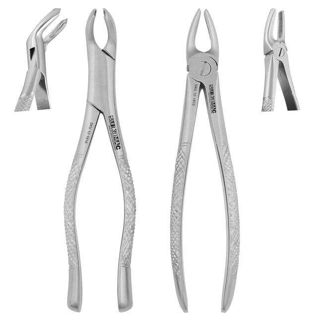SurgiMac #39 & #40 Pedo Lower Molar Extraction Forceps Set, Stainless Steel, Pro Series, 2/Pk