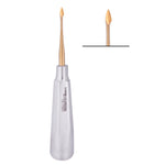 SurgiMac Spade Elevators, Left, Right & Straight (Set), Gold (TiN) Tips, Stainless Steel, Air Series, 3/Pk