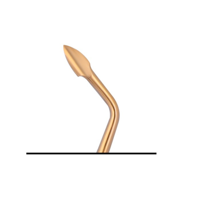 SurgiMac Spade Elevator, Right, Gold Tips, Stainless Steel, Air Series, 1/Pk