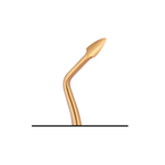 SurgiMac Spade Elevator, Left, Gold Tip, Stainless Steel, Air Series, 1/Pk