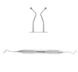 SurgiMac #19 Spoon Excavators, 2.0mm/2.0mm, Double-Ended, Stainless Steel, Air Series, 1/Pk | SurgiMac Dental Supply