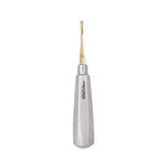 SurgiMac #34S Seldin Elevators, Straight, Gold (TiN) Tips, Stainless Steel, Air Series, 1/Pk | SurgiMac Dental Supply