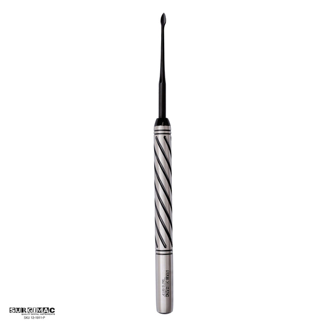 SurgiMac Bernard Periotome Root Elevator Straight, Black(TiN) Tips, Stainless Steel, Pro Series, 1/Pk | SurgiMac Dental Supply