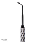 SurgiMac Bernard Periotome Root Elevator Right, Black(TiN) Tips, Stainless Steel, Pro Series, 1/Pk | SurgiMac Dental Supply