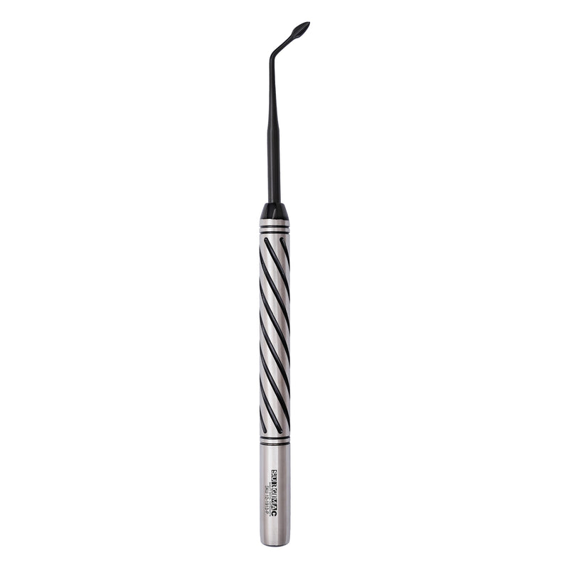 SurgiMac Bernard Periotome Root Elevator Left, Black(TiN) Tips, Stainless Steel, Pro Series, 1/Pk