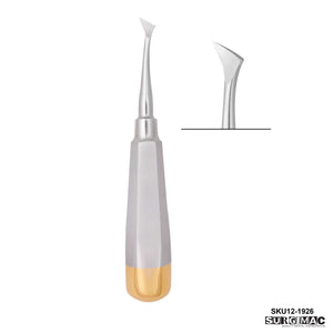 SurgiMac #26 Medium Cryer Elevator, Right - Gold, Stainless Steel, Air Series, 1/Pk 12-1926