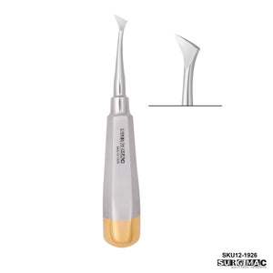 SurgiMac #26 Medium Cryer Elevator, Right - Gold, Stainless Steel, Air Series, 1/Pk 12-1926