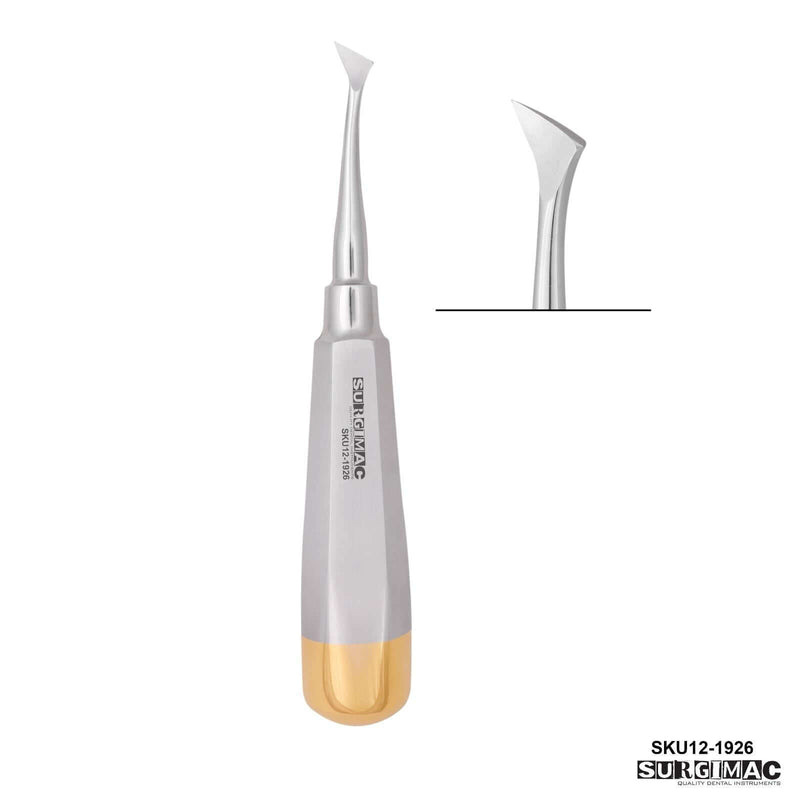 SurgiMac #26 Medium Cryer Elevator, Right - Gold, Stainless Steel, Air Series, 1/Pk 12-1926