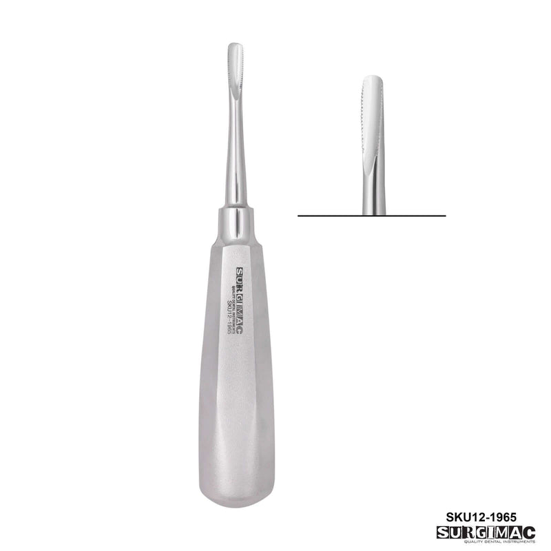 Luxating Elevator 5mm, Straight, Serrated Tips, Stainless Steel, Air Series, 1/Pk RE-1965