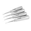 SurgiMac Root Elevators, Serrated Tips, Set of 4, Stainless Steel, Air Series, 1/Pk