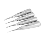 SurgiMac Root Elevators, Serrated Tips, Set of 4, Stainless Steel, Air Series, 1/Pk