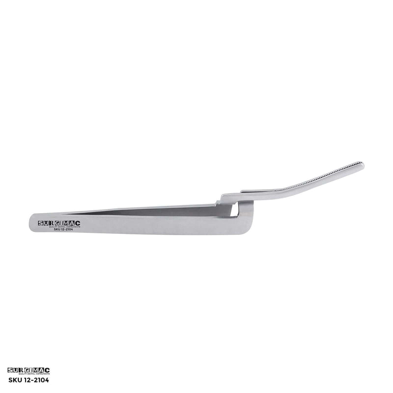 SurgiMac Miller Articulating Paper Forceps, Curved, Serrated, Stainless Steel, Air Series, 1/Pk | SurgiMac Dental Supply