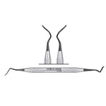 SurgiMac VISTA Tunnelling Knife #4, Black (TiN)Tips, Double-Ended, Stainless Steel, Air Series, 1/Pk