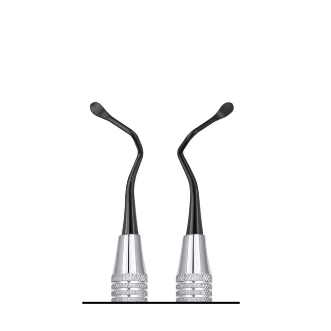 SurgiMac VISTA Tunnelling Knife #5, Black (TiN)Tips, Double-Ended, Stainless Steel, Air Series, 1/Pk