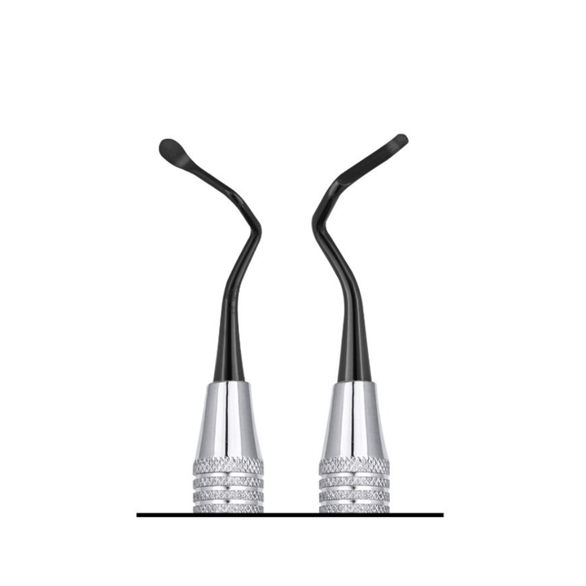 SurgiMac VISTA Tunnelling Knife #3, Black (TiN)Tips, Double-Ended, Stainless Steel, Air Series, 1/Pk