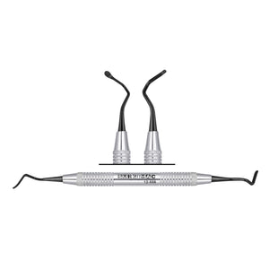 SurgiMac VISTA Tunnelling Knife #3, Black (TiN)Tips, Double-Ended, Stainless Steel, Air Series, 1/Pk