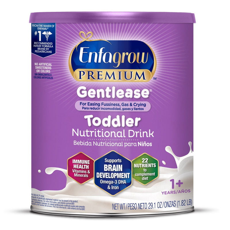 Pediatric Oral Supplement Enfagrow Premium Gentlease Toddler Can Powder Calories 185101-1