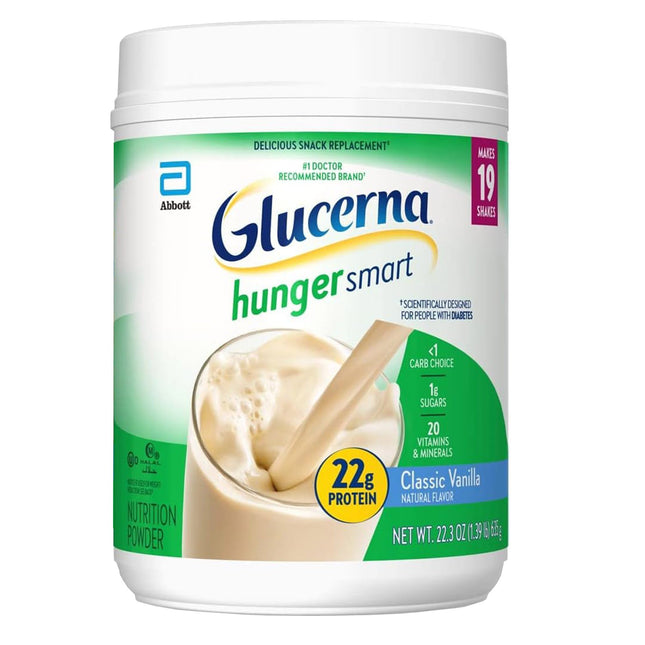 Abbott Nutrition | Oral Supplement Glucerna Hunger Smart Homemade Vanilla Flavor Powder | 67768-1