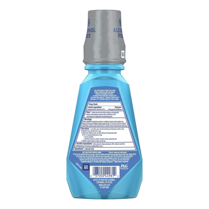 Mouthwash Crest Pro-Health 500 mL Clean Mint Flavor 00037000981800-1