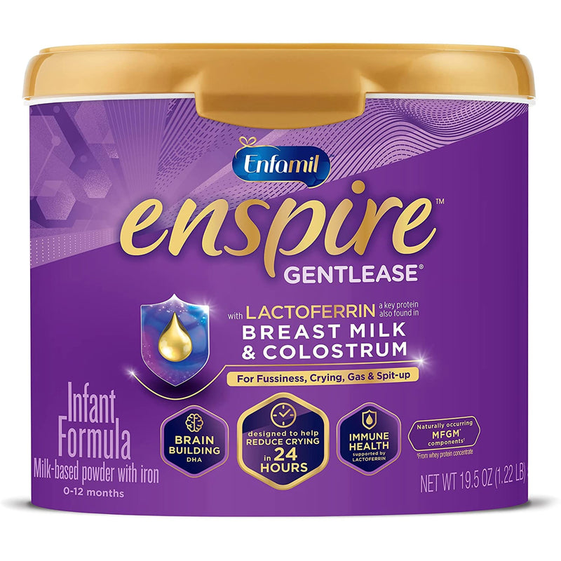 Infant Formula Enfamil Enspire Gentlease Tub Powder Milk-Based 499901