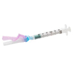 BD Eclipse 1" Safety Hypodermic Needle 25 Gauge Regular Wall Hinged Design for Safe Use 305826-Bx