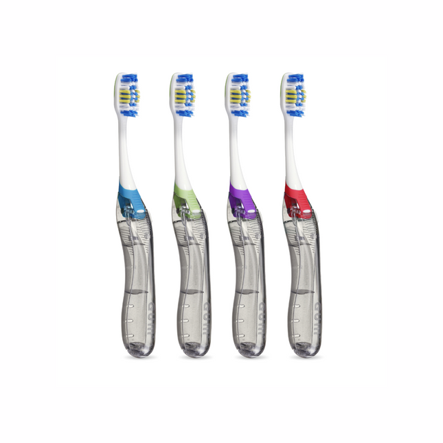 Sunstar | Travel Toothbrush, Dome Trim, 1 dz/bx | 153PQA