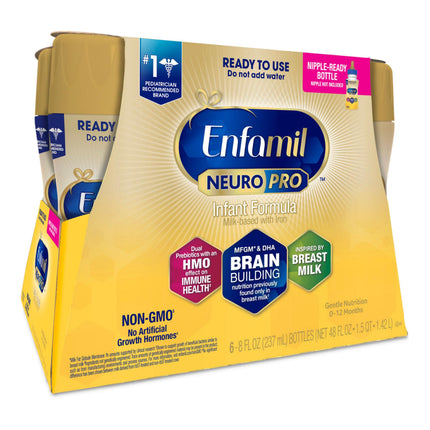 Infant Formula Enfamil NeuroPro 8 oz. Bottle Liquid Iron